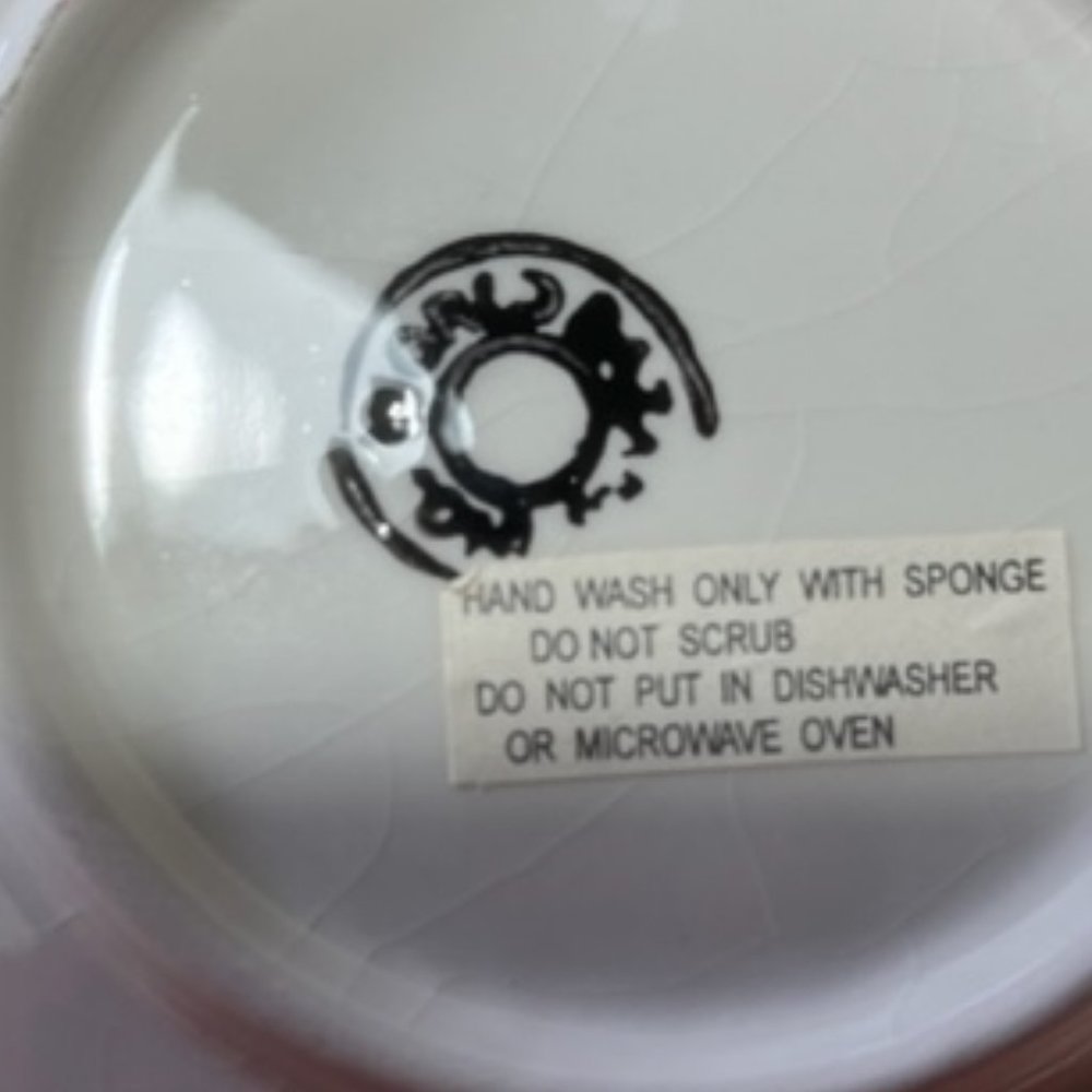Beautiful Round Platter With Rabbits - Picture 2 of 4